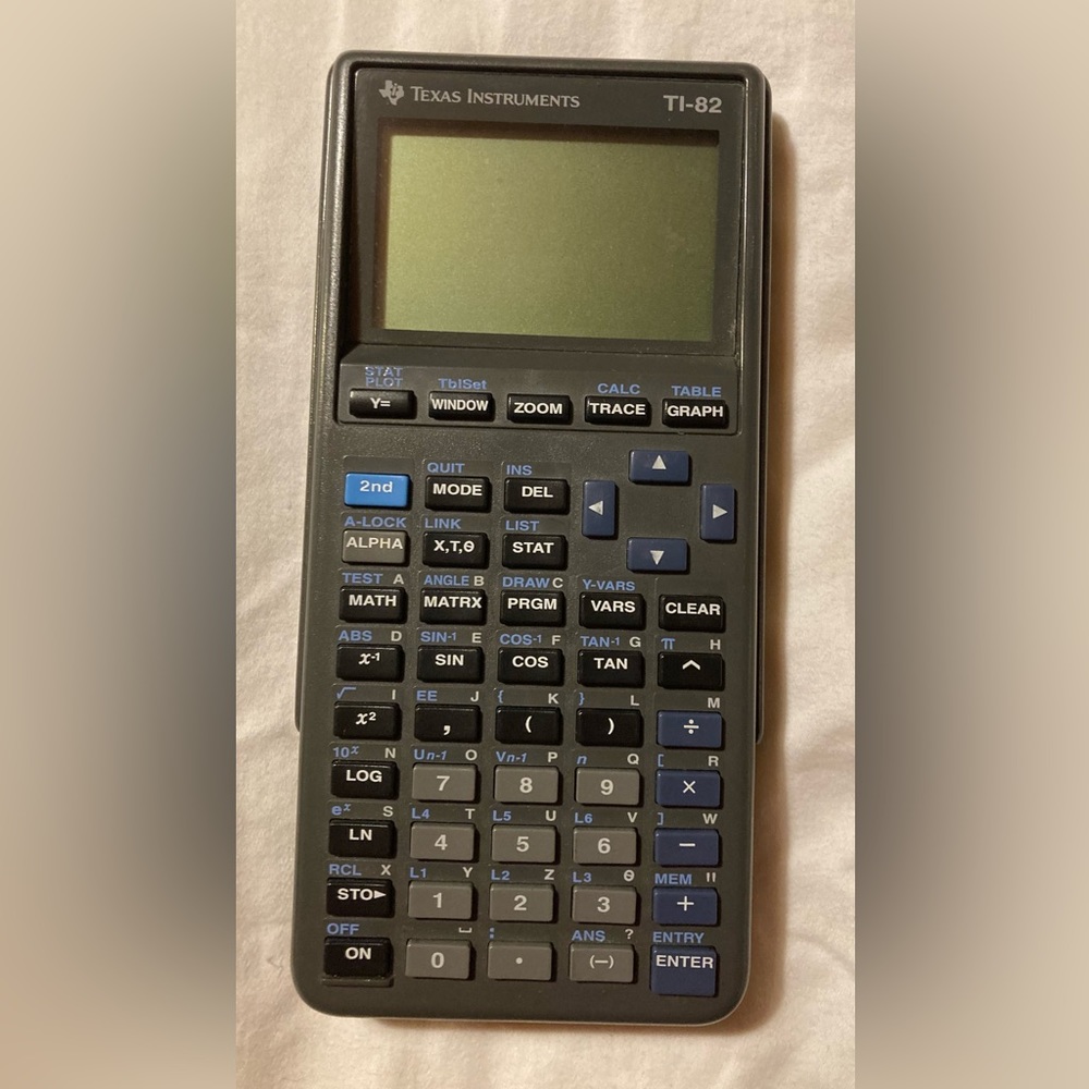 Texas Instruments TI-82 graphing scientific calculator ideal for students